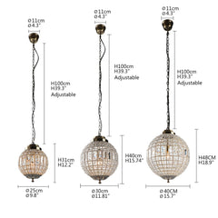 Crystal Ball Chandelier Lamp - KeepMeDifferent