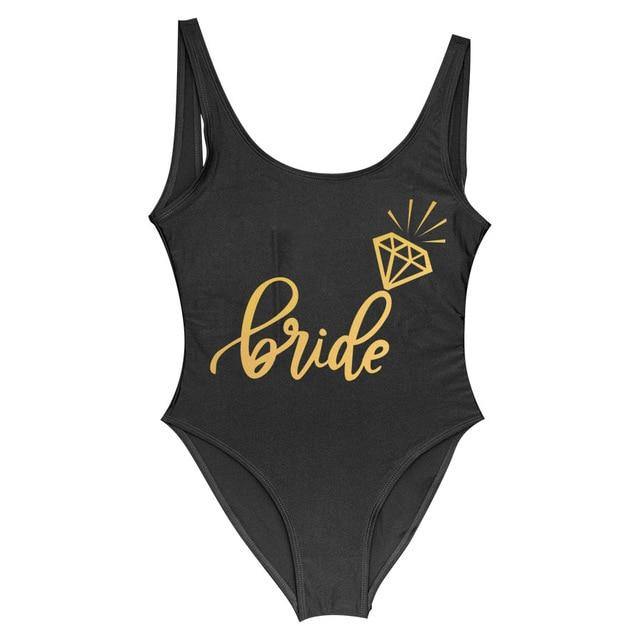 Bride Tribe One Piece Swimsuit For Women - KeepMeDifferent