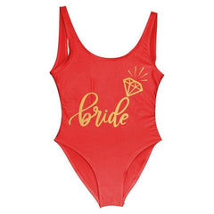 Bride Tribe One Piece Swimsuit For Women - KeepMeDifferent