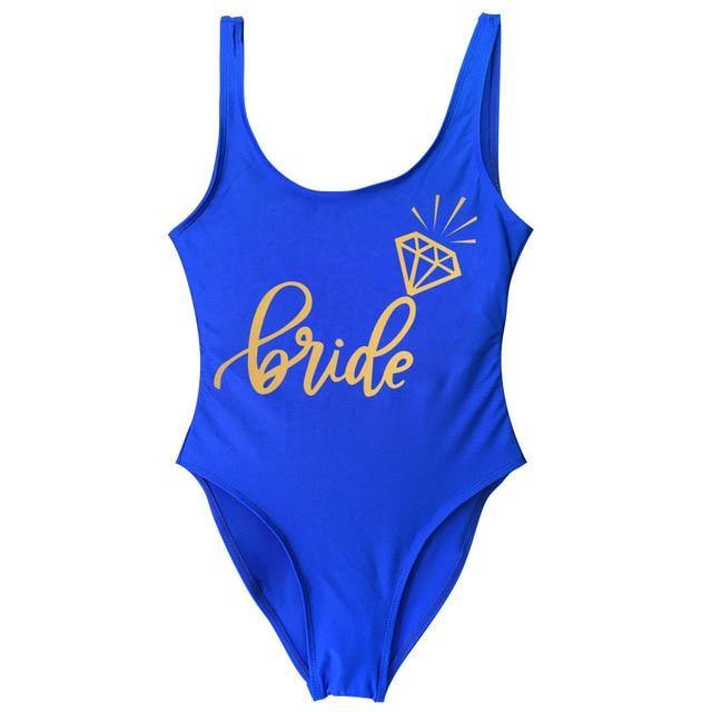 Bride Tribe One Piece Swimsuit For Women - KeepMeDifferent