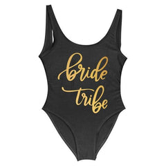 Bride Tribe One Piece Swimsuit For Women - KeepMeDifferent