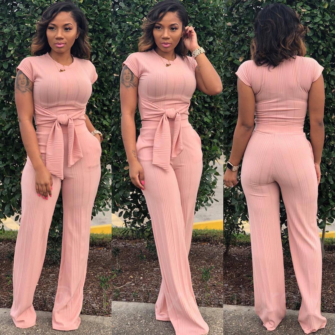 2 Piece Fitted Pants Set - KeepMeDifferent