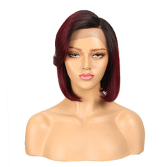 Lace Wig With Side Bang - KeepMeDifferent