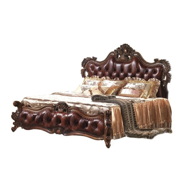 Royalty Palace Real Leather Bedframe - KeepMeDifferent