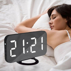 LED Voice Control Alarm Clock - KeepMeDifferent