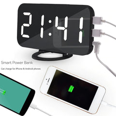 LED Voice Control Alarm Clock - KeepMeDifferent