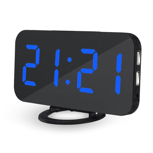 LED Voice Control Alarm Clock - KeepMeDifferent