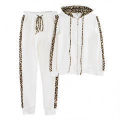 Cheetah Cat 2 Piece Women Jogging Suit