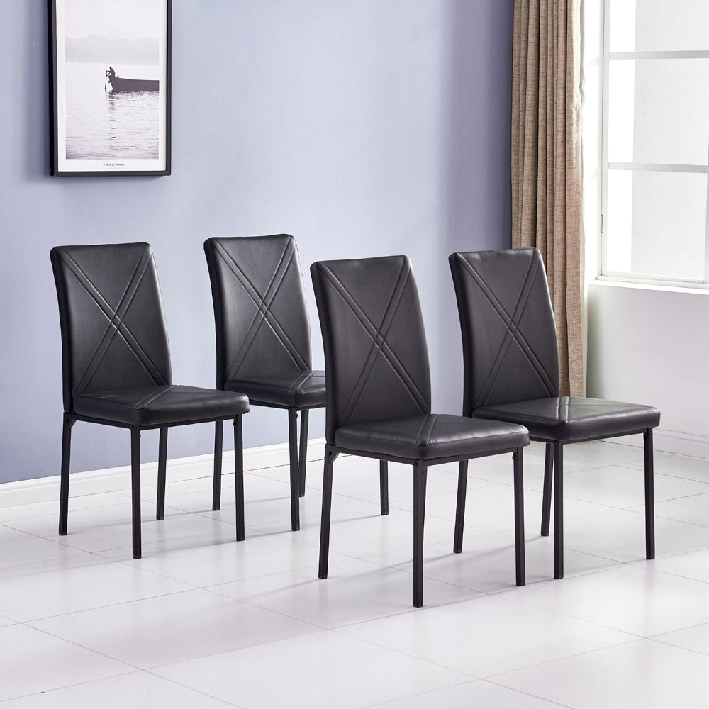 4pcs Black Dining Room Chairs - KeepMeDifferent