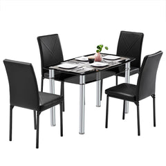 4pcs Black Dining Room Chairs - KeepMeDifferent