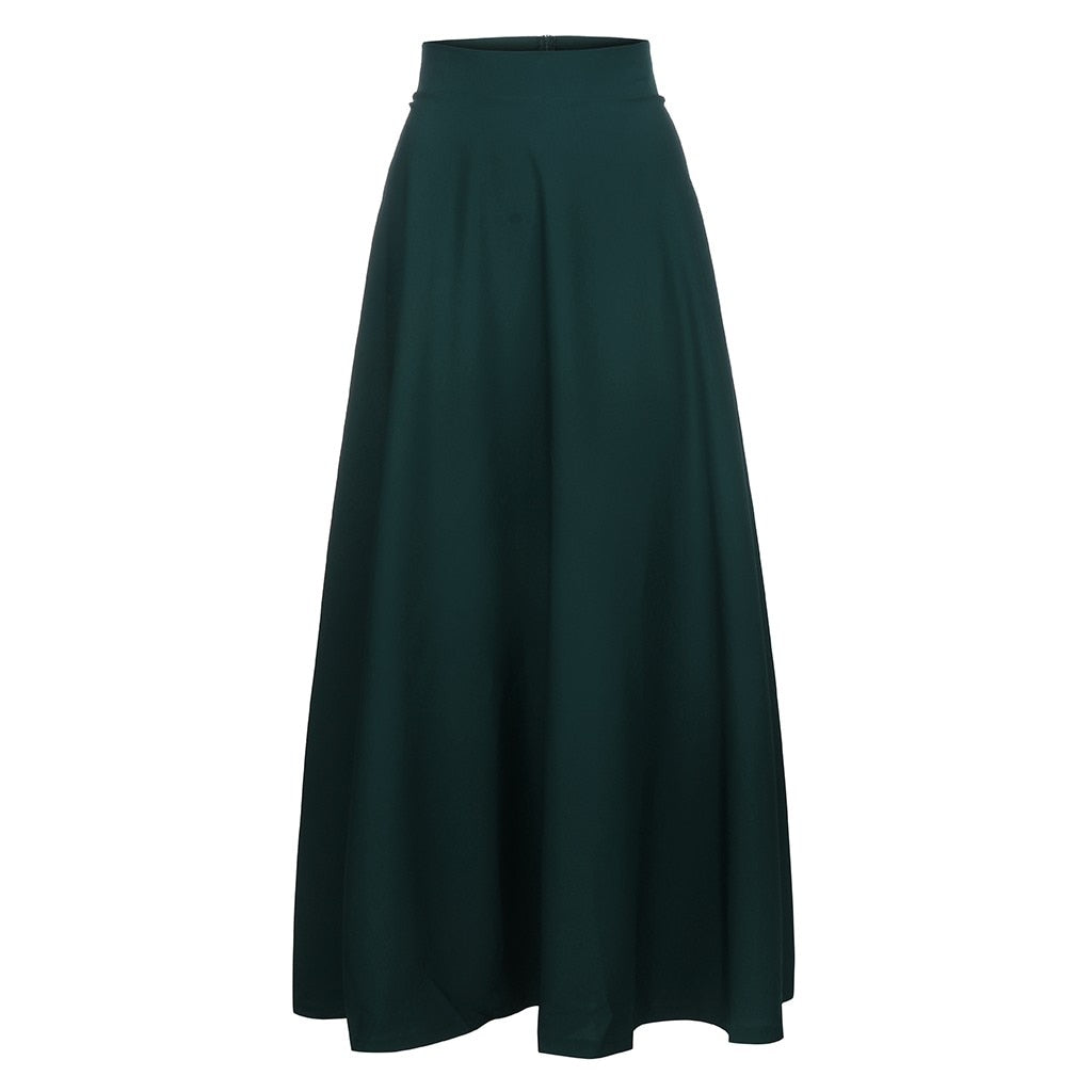 High Waist Vintage Maxi Skirt Skirt - KeepMeDifferent