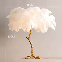 FASH FEATHER'S LED FLOOR LAMP - KeepMeDifferent