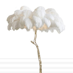 FASH FEATHER'S LED FLOOR LAMP - KeepMeDifferent