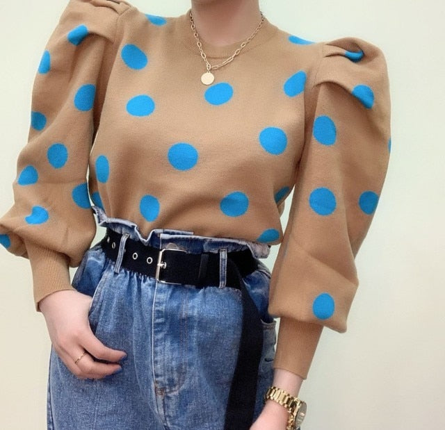 Polka Dot Me Winter Sweater