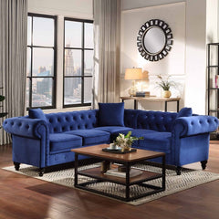 Blue Cheese Sofa Bed Set