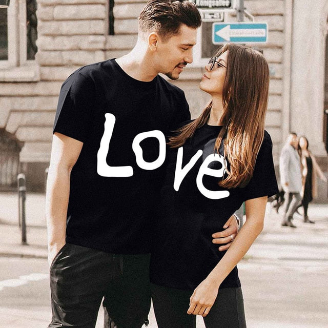 Couple LOVE Printed T-Shirt (Valentine's Day) - KeepMeDifferent