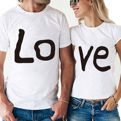 Couple LOVE Printed T-Shirt (Valentine's Day) - KeepMeDifferent