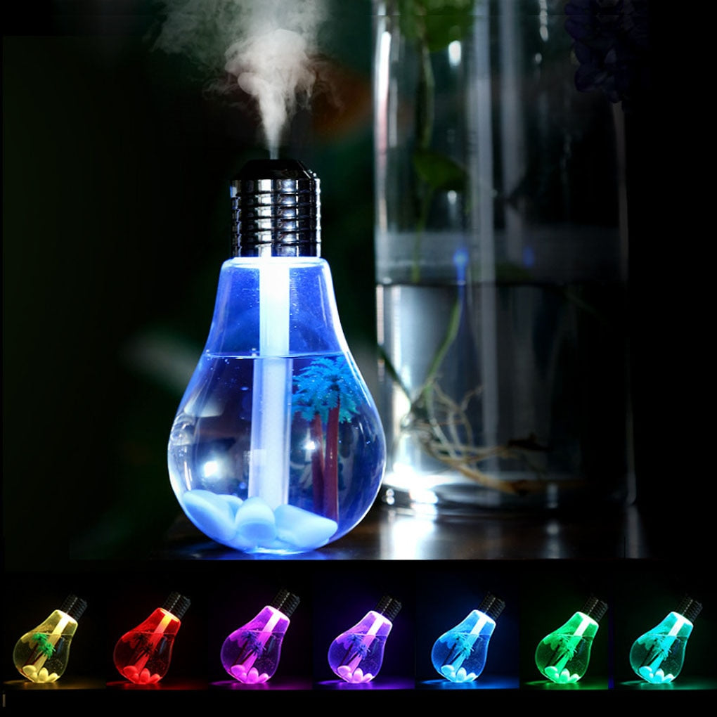 Light Bulb Air Humidifier And Essential Oil Diffuser - KeepMeDifferent