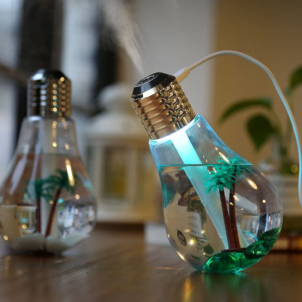 Light Bulb Air Humidifier And Essential Oil Diffuser - KeepMeDifferent