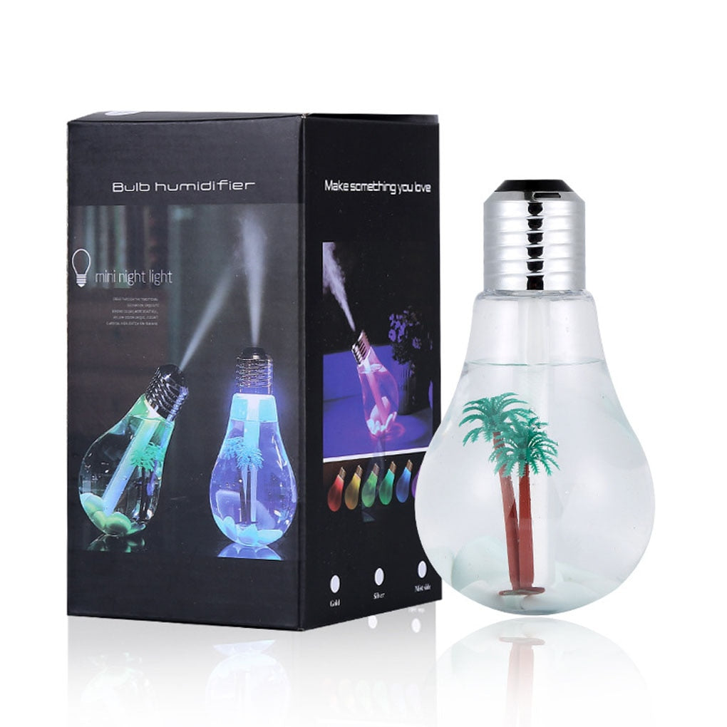 Light Bulb Air Humidifier And Essential Oil Diffuser - KeepMeDifferent