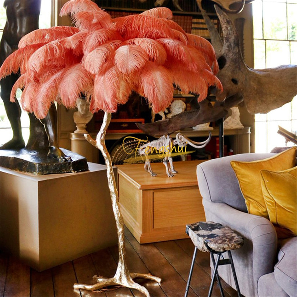 FASH FEATHER'S LED FLOOR LAMP - KeepMeDifferent