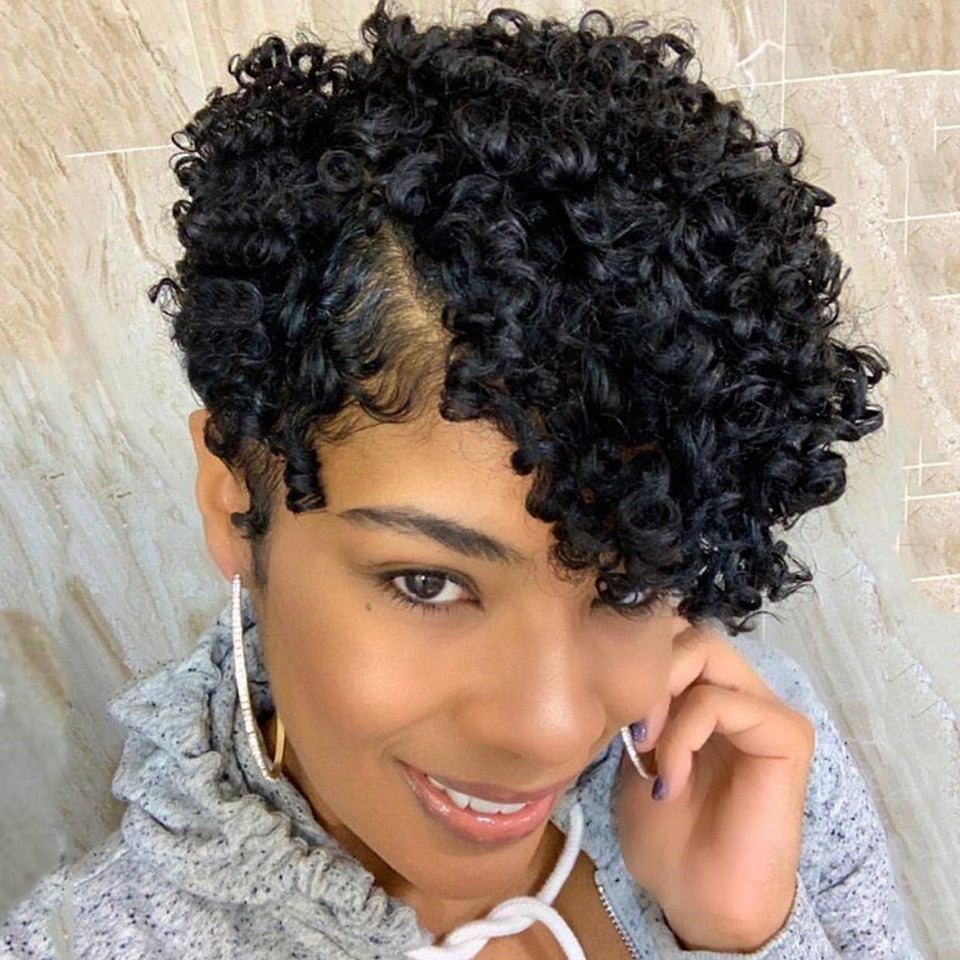 Lace Front Jerry Curl Human Hair - KeepMeDifferent