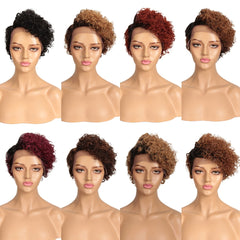 Lace Front Jerry Curl Human Hair - KeepMeDifferent