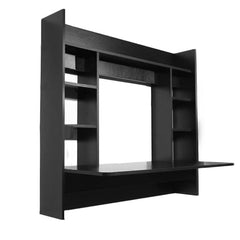 Wall Mount Desk With Storage Shelves - KeepMeDifferent