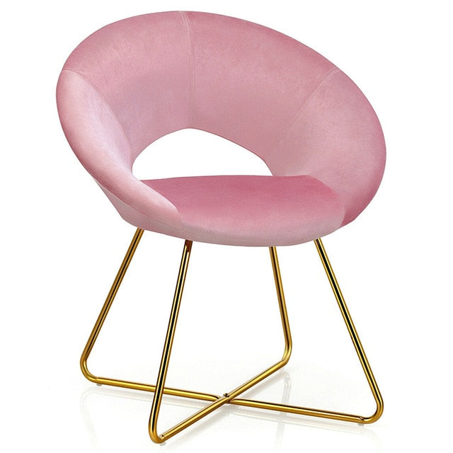 Velvet & Gold Arm Chair - KeepMeDifferent