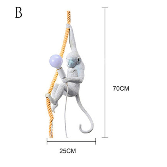 Batter's Up Hanging Monkey - KeepMeDifferent