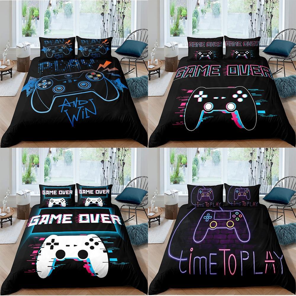 3d Digital Game Bedroom Set - KeepMeDifferent