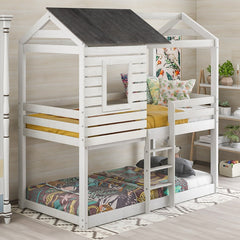 Loft Style Twin Bunk Bed - KeepMeDifferent