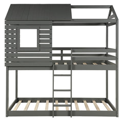 Loft Style Twin Bunk Bed - KeepMeDifferent