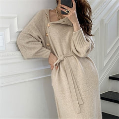 Long Sweater Dress - KeepMeDifferent