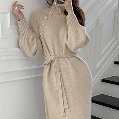 Long Sweater Dress - KeepMeDifferent