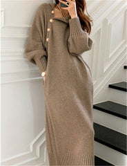 Long Sweater Dress - KeepMeDifferent