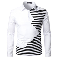 Patchwork Polo Shirt - KeepMeDifferent