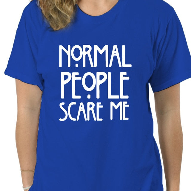 Normal People Scare Me Men'S T Shirt - KeepMeDifferent