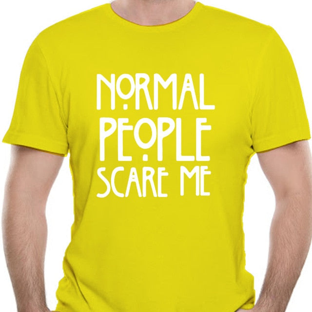 Normal People Scare Me Men'S T Shirt - KeepMeDifferent