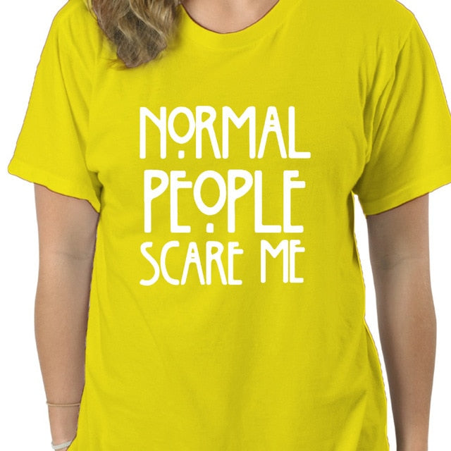 Normal People Scare Me Men'S T Shirt - KeepMeDifferent