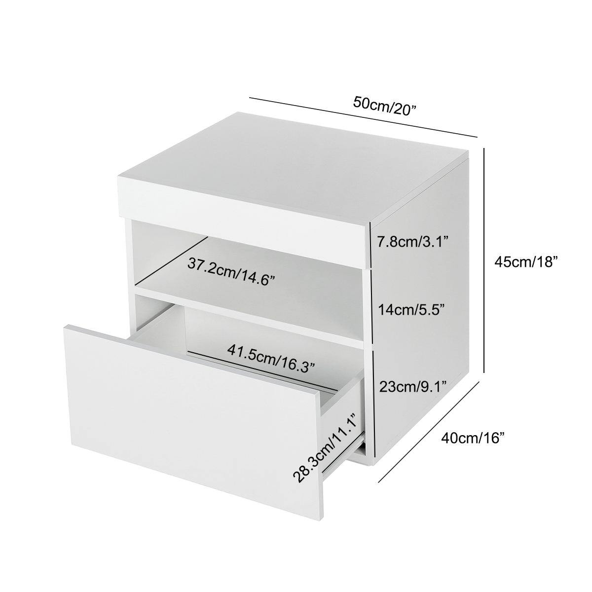 20 Inch LED End Table - KeepMeDifferent