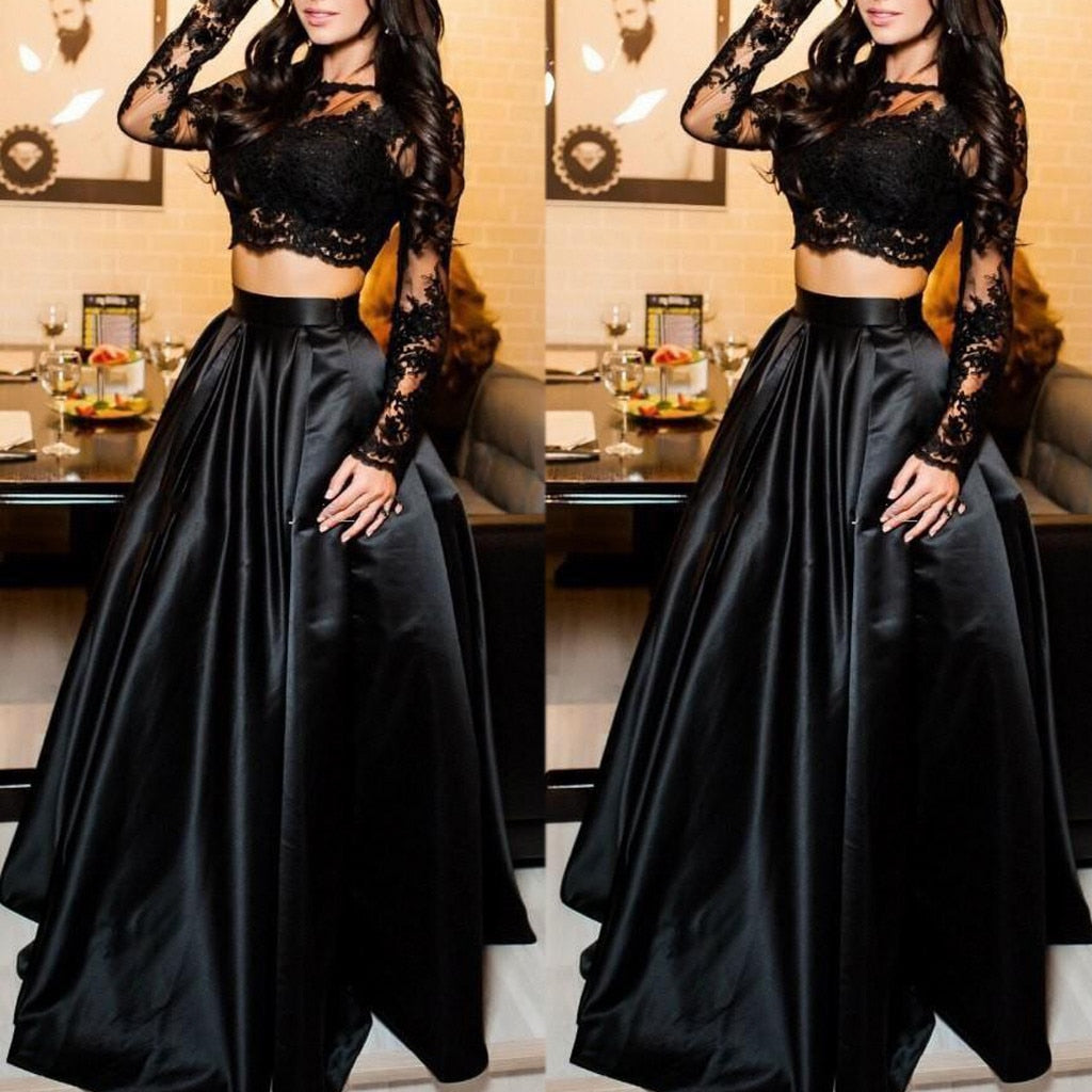 Gothic Two Piece Skirt Set - KeepMeDifferent