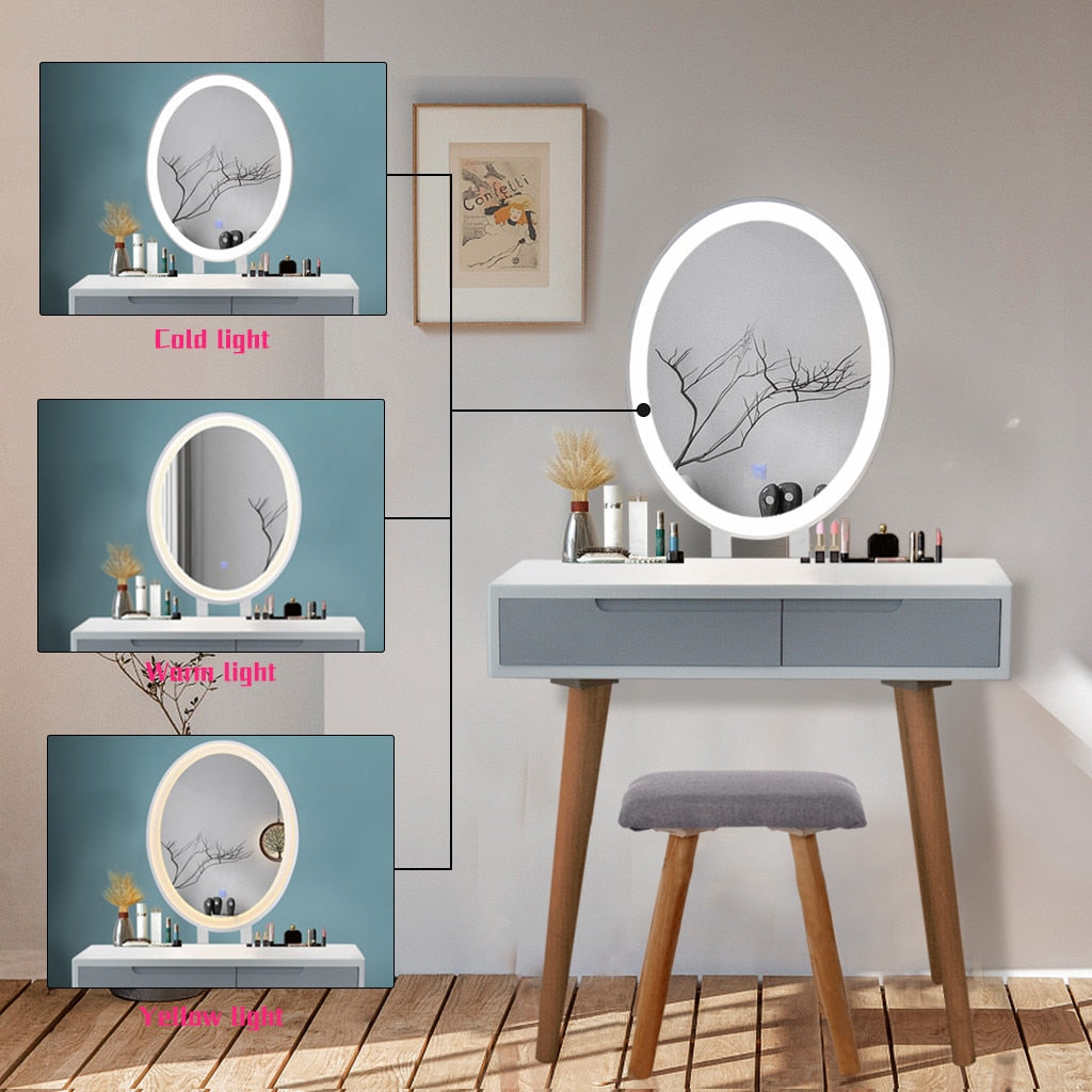 LED Mirror Vanity Set - KeepMeDifferent