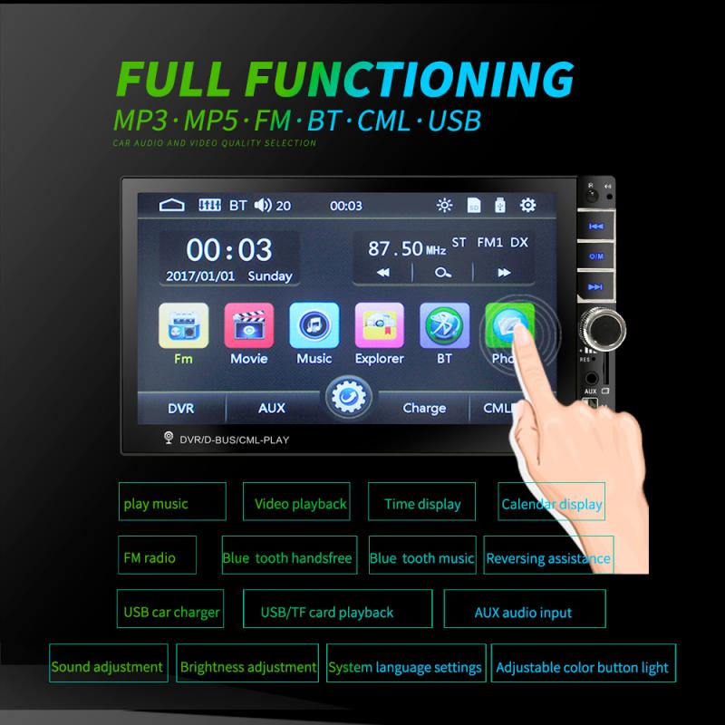 Mp5 USB Bluetooth Car Radio Player - KeepMeDifferent