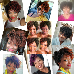 Dread Lock Kinky Short Wig