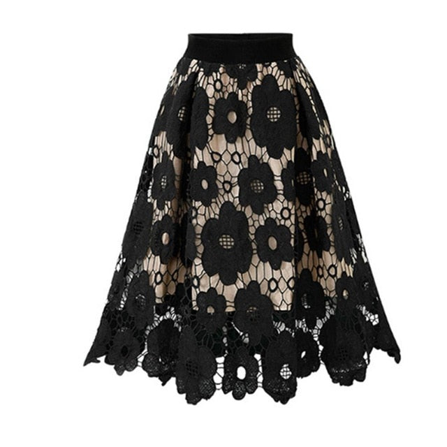 Lace Flare Skirt - KeepMeDifferent