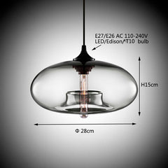 Hanging Glass Pendant Lamps - KeepMeDifferent