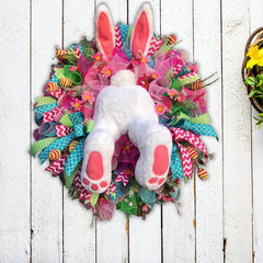 Guess What??? Bunny Butt??? Easter Wreath - KeepMeDifferent