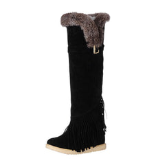 Tassel Hassle Knee Boot's - KeepMeDifferent