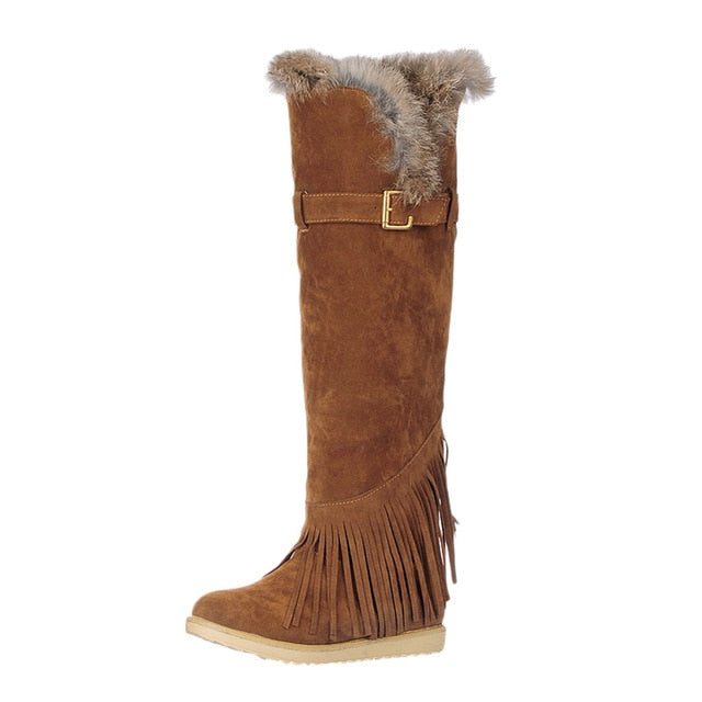 Tassel Hassle Knee Boot's - KeepMeDifferent